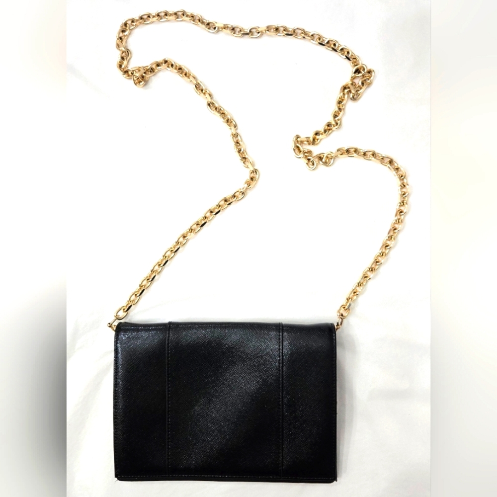 14th & Union Black Crossbody Wallet Bag